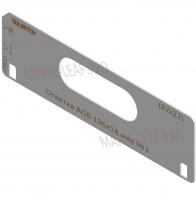 Комплект вставок для шаблона Солдатова «Ответка замка AGB 196 механическая с язычком» 2 штуки